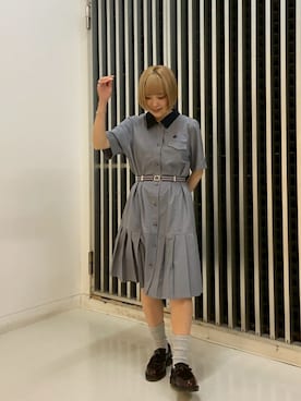 「フェミニンコーデ」｜NICOLE CLUB staffさん（レディース・150cm）の夏コーディネート
