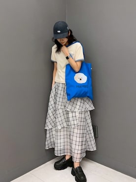 NICOLE CLUB staffさん（レディース・166cm）の夏コーディネート