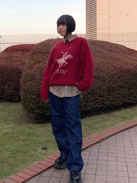 NICOLE CLUB staffさん（レディース・150cm）の冬コーディネート