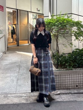 NICOLE CLUB staffさん（レディース・153cm）の秋コーディネート