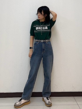 NICOLE CLUB staffさん(レディース・166cm)の秋コーディネート