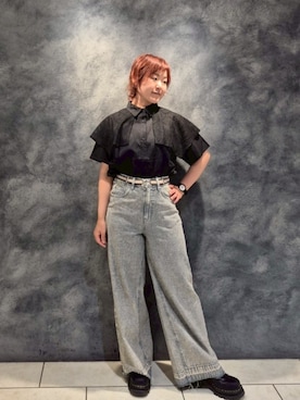 NICOLE CLUB staffさん(レディース・156cm)の夏コーディネート