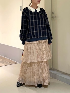 NICOLE CLUB staffさん(レディース・150cm)の秋コーディネート