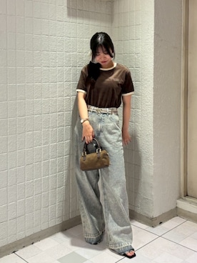 「シンプルおしゃれが好き」｜NICOLE CLUB staffさん（レディース・153cm）の秋コーディネート