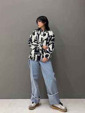 NICOLE CLUB staffさん(レディース・166cm)の春コーディネート
