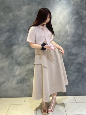 NICOLE CLUB staffさん(レディース・157cm)の夏コーディネート