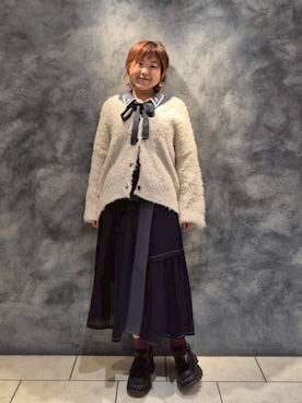 「ブラウスコーデ」｜NICOLE CLUB staffさん（レディース・156cm）の秋コーディネート