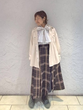 NICOLE CLUB staffさん(レディース・158cm)の秋コーディネート