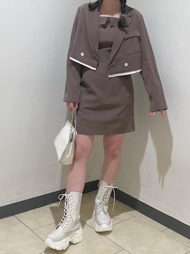 NICOLE CLUB staffさん(レディース・157cm)の秋コーディネート