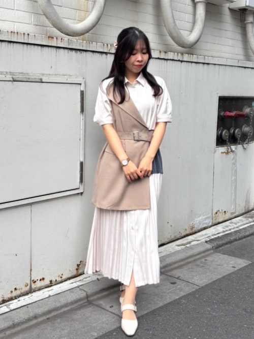 セール】ジレドッキングワンピース（ワンピース）｜NICOLE CLUB