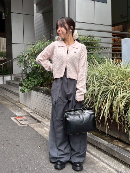 セール】【BEVERLY HILLS POLO CLUB】ケーブル編みカーディガン