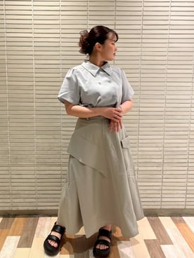 NICOLE CLUB staffさん(レディース・146cm)の夏コーディネート