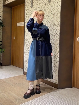 NICOLE CLUB staffさん(レディース・150cm)の秋コーディネート