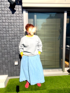 「Avail（アベイル）のアイテム（トップス）」を使った、ayk_curvy_styleさん（レディース・158cm）の冬コーディネート