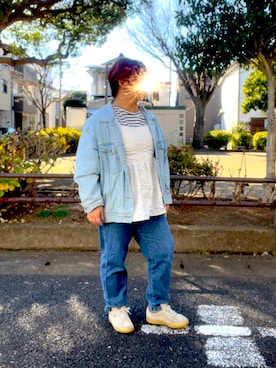 「coca（coca）（コカ）のアイテム」を使った、ayk_curvy_styleさん（レディース・158cm）の冬コーディネート