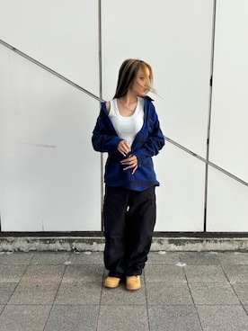 「AVIREX（アヴィレックス）のアイテム」を使った、ずなさん（レディース・152cm）の夏コーディネート