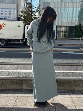 「アイテム（ニット/セーター）」を使った、ずなさん（レディース・152cm）の秋コーディネート