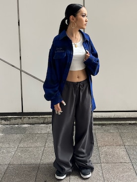 「アイテム（パンツ）」を使った、ずなさん（レディース・152cm）の秋コーディネート