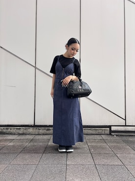「AVIREX（アヴィレックス）のアイテム」を使った、ずなさん（レディース・152cm）の夏コーディネート