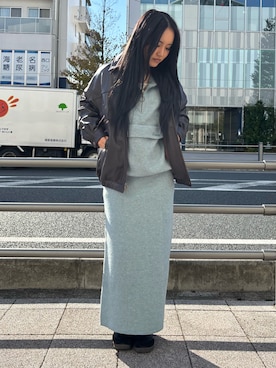 「アイテム（ジャケット/アウター）」を使った、ずなさん（レディース・152cm）の秋コーディネート