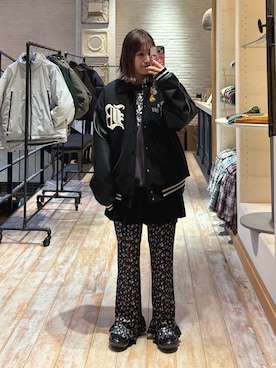 「158cm」｜ウタさん（レディース・158cm）の冬コーディネート