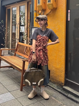 「チャオパニック」｜ウタさん（レディース・158cm）の夏コーディネート