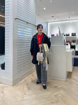「アイテム（その他アウター）」を使った、mikiさん（レディース・160cm）の秋コーディネート