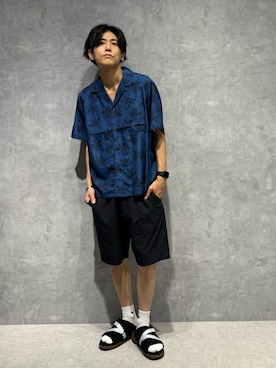 「PG（ピージー）のアイテム」を使った、daisukeさん（メンズ・169cm）の夏コーディネート