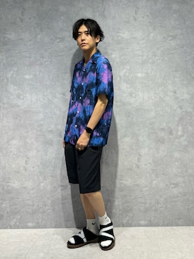 「PG（ピージー）のアイテム」を使った、daisukeさん（メンズ・169cm）の夏コーディネート