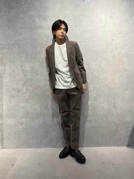 「アイテム（スーツセット）」を使った、daisukeさん（メンズ・170cm）の冬コーディネート