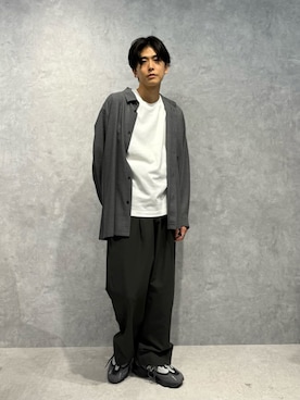 「NANO universe（ナノユニバース）のアイテム」を使った、daisukeさん（メンズ・169cm）の夏コーディネート