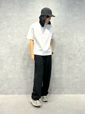 「NANO universe（ナノユニバース）のアイテム（帽子）」を使った、daisukeさん（メンズ・169cm）の夏コーディネート