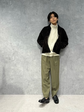 「アイテム（デニムジャケット）」を使った、daisukeさん（メンズ・170cm）の秋コーディネート