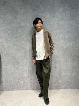 「NANO universe（ナノユニバース）のアイテム」を使った、daisukeさん（メンズ・170cm）の秋コーディネート