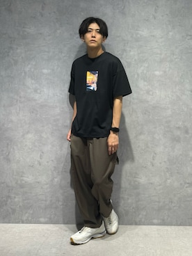 「アイテム（トートバッグ）」を使った、daisukeさん（メンズ・169cm）の夏コーディネート