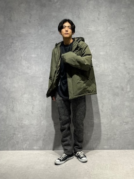 「NANO universe（ナノユニバース）のアイテム（ジャケット/アウター）」を使った、daisukeさん（メンズ・169cm）の冬コーディネート