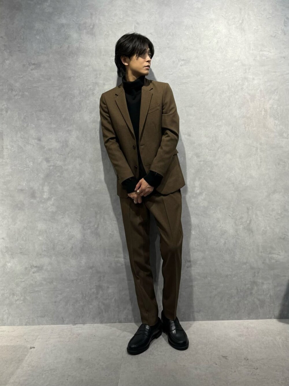 NANO universeのセットアップ（ブラウン系）を使った人気ファッション