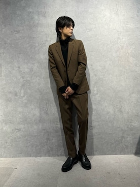 「オトナカジュアル」｜「アイテム（セットアップ）」を使った、daisukeさん（メンズ・170cm）の冬コーディネート