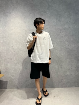 「NANO universe（ナノユニバース）のアイテム」を使った、daisukeさん（メンズ・169cm）の夏コーディネート