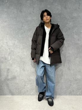 「アイテム（ベスト）」を使った、daisukeさん（メンズ・170cm）の秋コーディネート