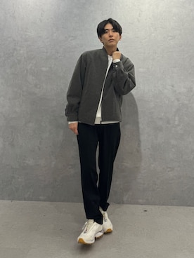 「NANO universe（ナノユニバース）のアイテム（ジャケット/アウター）」を使った、daisukeさん（メンズ・169cm）の冬コーディネート