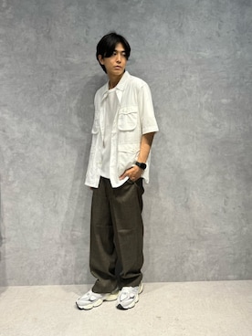 「NANO universe（ナノユニバース）のアイテム」を使った、daisukeさん（メンズ・170cm）の秋コーディネート