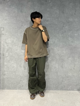 「NANO universe（ナノユニバース）のアイテム」を使った、daisukeさん（メンズ・170cm）の夏コーディネート