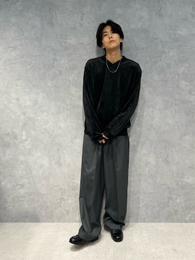 「NANO universe（ナノユニバース）のアイテム」を使った、daisukeさん（メンズ・170cm）の秋コーディネート