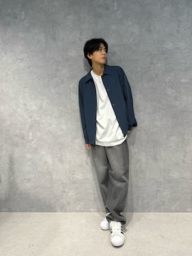 「NANO universe（ナノユニバース）のアイテム」を使った、daisukeさん（メンズ・170cm）の秋コーディネート