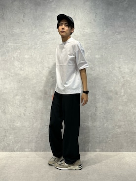 「NANO universe（ナノユニバース）のアイテム（帽子）」を使った、daisukeさん（メンズ・169cm）の夏コーディネート