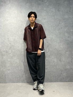 「NANO universe（ナノユニバース）のアイテム」を使った、daisukeさん（メンズ・169cm）の夏コーディネート