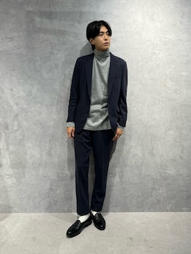 「アイテム（スーツセット）」を使った、daisukeさん（メンズ・170cm）の秋コーディネート