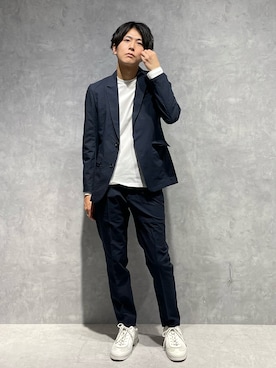 「春服」｜「アイテム（セットアップ）」を使った、daisukeさん（メンズ・169cm）の春コーディネート