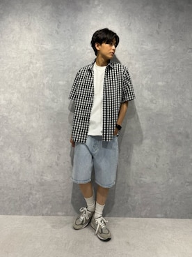 「アイテム（パンツ）」を使った、daisukeさん（メンズ・169cm）の夏コーディネート